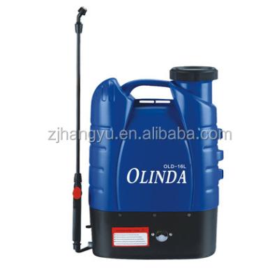 China Agriculture 16 Liter PE Sprayer Backpack Battery Electric Sprayer for sale