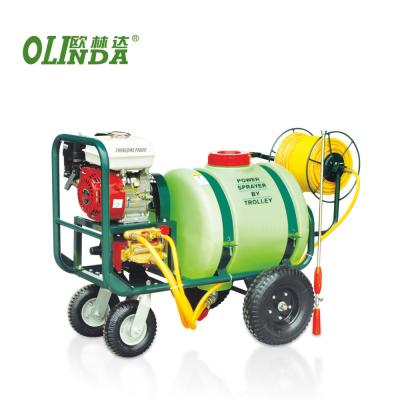 China Agriculture Spraying UAV Drone Cultivation Pesticide Helicopter Plunger Pump Power Wheelbarrow Cart Sprayer with Wheels for sale