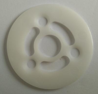 China POM Special Plastic Injection Molding Products White Washer Coin Collector for sale