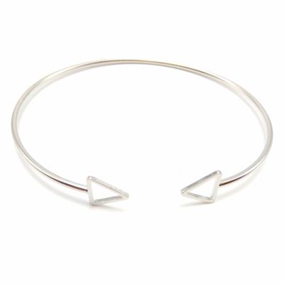 China NEW ALLOY Stock Copper Shining Simple Geometric Bracelet for sale