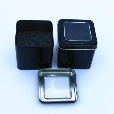 China Iron Iron Watch Box Customized Stainless Steel Watch Box Cube Box for sale