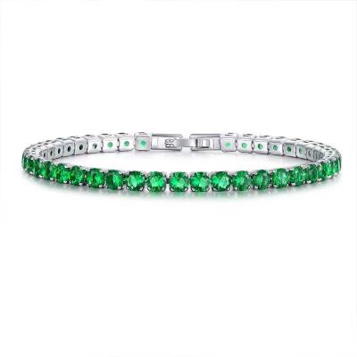 China FASHIONABLE European and American Ladies All-match Bracelet Tennis Zircon Austrian Crystal Jewelry for sale