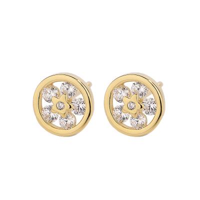 China FASHIONABLE 925 silver platinum plated stud earrings jewelry earrings wholesale for sale