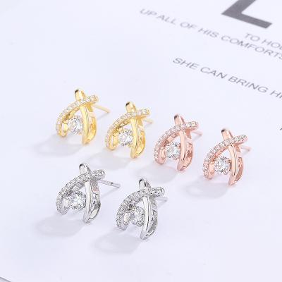 China 925 Sterling Silver TRENDY Female Hypoallergenic Fashion Earring Smart Earrings for sale