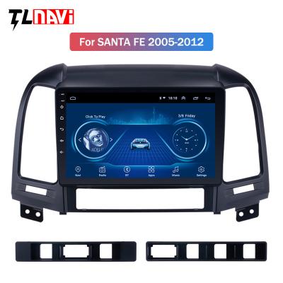 China Android 10 Car Multimedia GPS Radio Automotive Stereo For Hyundai Santa Fe 2005-2012 Car Video Navigation for sale