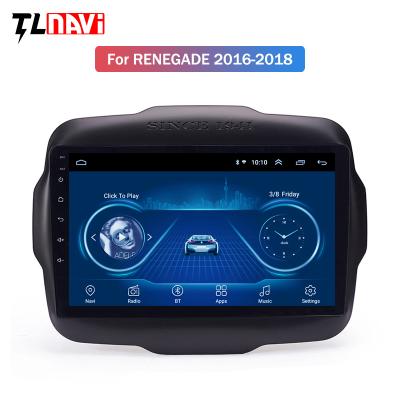 China 9 Inch Full Touch Automotive Android 10 Car Multimedia System For Jeep Renegade 2016-2018 Gps Radio Navigation for sale