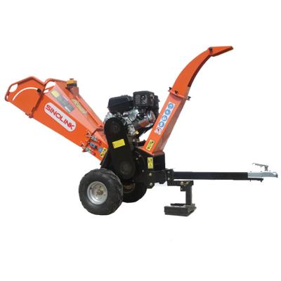 Chine Cutting Forestry Log Waste ATV Wood Chipper Hot Sale Wood Chipper Machine With Diesel Engine Commercial Wood Chipper à vendre