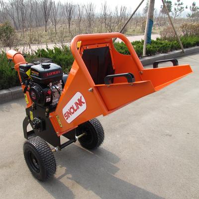 Китай Hotels 6.5HP LONCIN Engine Log Wood Chipping Machine Timber Shredder Maker продается