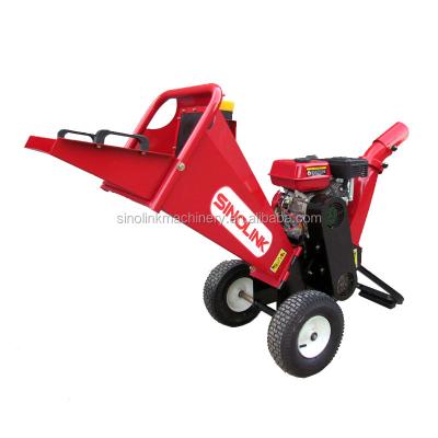 Cina Garment Shops 6.5Hp Lifan Gasoline Wood Tree Branch Log Timber Chipping Wood Chipper Chipper Machine Pellet Chipper Machine in vendita