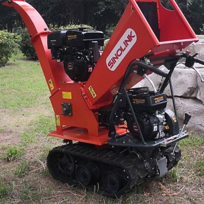 China Portable Industrial Wood Mulcher Wood Chipper Machine Log Engine Trusses Vertical Garden Gasoline Chipper Chipper Machine for sale