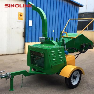 China Wood Trusses DWC 18 Log Timber Chipper With 18HP Diesel Engine Manufacturer for sale