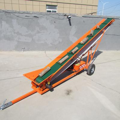 China Truss Fire Wood Stacking Conveyor Machine Processor Firewood Elevator Wood Belt Conveyor à venda