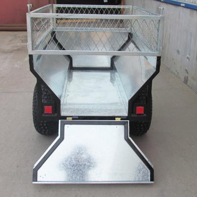 Chine ATV Trailer Australia Galvanized Farm Tipper Trailers Atv Timber Trailer Atv Customized Folding Utility Wooden Trailer à vendre