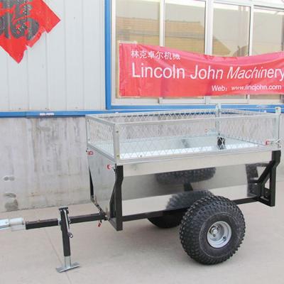 Chine Multifunctional Wooden ATV Trailer Tractor Trailer Bulk Log Farm Log Atv Timber Trailer Quadruple Small Trailer à vendre