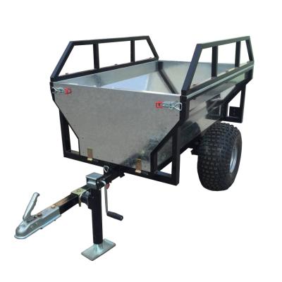 China Small Easy Dump Log Atv Dump Trailer With Barrier (Tb500-F), CE Atv Small Utility Trailer For Timber, ATVS Farm Trailer for sale