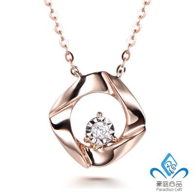 China Casual/Sports Daily Casual Jewelry Designs 14K/18K Real Gold Diamond Necklace High Quality for sale