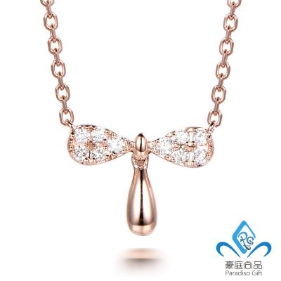 China TRENDY Fashion Daily Jewelry Designs 14K/18K Real Gold Diamond Necklace High Quality for sale