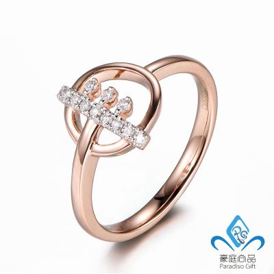 China FASHIONABLE Custom Made Custom Real Gold Diamond Ring High Quality Jewelry Designs14K/18K for sale