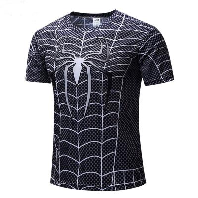 China Plus Size Fashionable Short Sleeve Casual Cartoon Printed Man's T-shirt New Digital Sublimation Superhero T-Shirts for sale