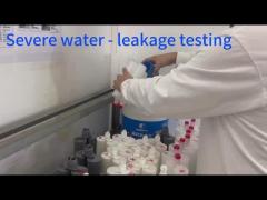 adhesive cartridge leakage test