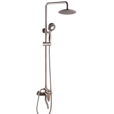 China With Sliding Bar 2022 New Technology Professional Manufacturing Bathroom System Stainless Head Washroom Shower Set for sale