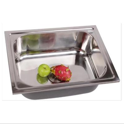 China Without Faucet 2022 New Technology Kitchen Sink Kitchen Utensils Drainer Stainless Steel Professional Manufacturing Sink for sale