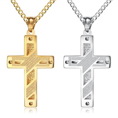 China Hot Sales Cross Jewelry Stainless Steel Necklace Pendants Pendant Charms Accessories for sale