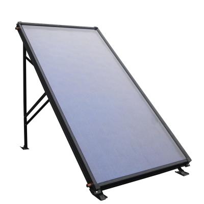 China Alumimum Alloy 2021 Europe Most Popular Efficiency Blue Titanium Pressurized Flat Plate Solar Collector for sale