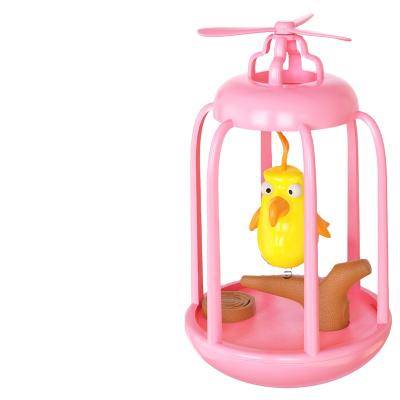 China 2022 Hot Sales Viable Amazon Cat Toys Interactive For Indoor Cat Bird Cage Electric Tumbler Toys Automatic Bird Sound Cat Toy for sale