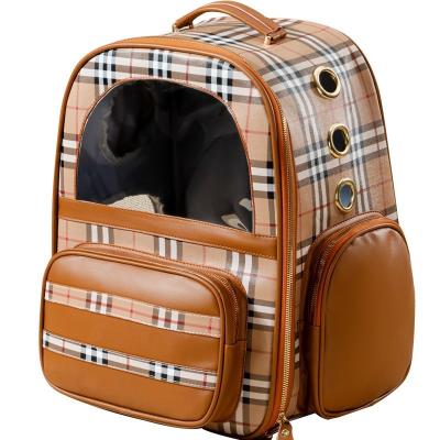 China 2022 Hot Viable Approved Amazon Sales Pet Carrier Cat And Dog Airline Backpack Bubble Bag Space Capsule Backpack Travel Bags for sale