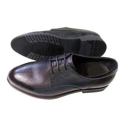 China Waterproof Durable Italian Style Mens Office Daily Casual Black Leather Shoes For Sale for sale