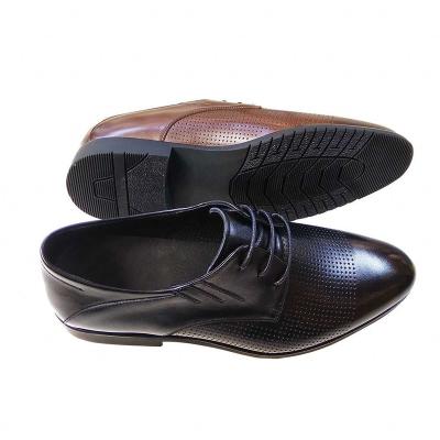 Китай Latest Lightweight Mens Handmade Peaked Leather Shoes Mens Hollow Out Peaked Leather Shoes продается