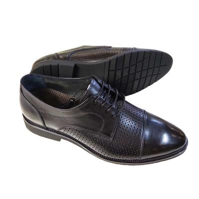 Китай Lightweight Leather Shoes For Men's Leather Shoes With Soft Soles Hollow Out Business Casual Shoes продается