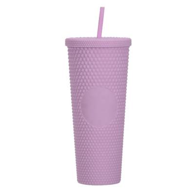 China Sustainable durian tumbler white with straw for sale