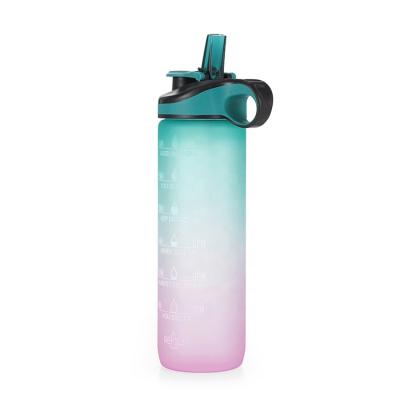 China Viable Cheap Water Bottles Sports Drinking Fitness Gym Sports Plastic Water Bottle With Big Size for sale