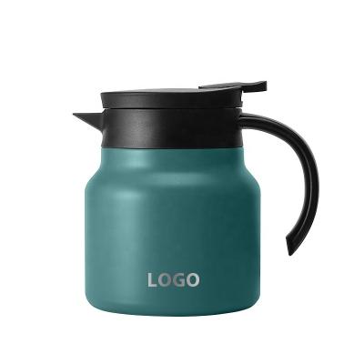 China Viable Double Wall Vacuum Insulated Coffee Pot with 800ml and Tea Infuser for sale