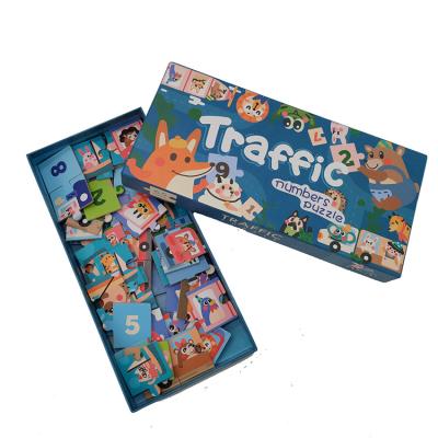 China New Products China Suppliers Educational Animal Puzzle Knowledge Toy Hot Schoolboy Cognitive Puzzle for sale