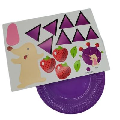 China Cheap hot new products china suppliers china new products paper plate sticker painting DY063 for sale