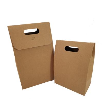 China Household Products Wholesale Modern Design Kraft Paper Bag Foldable Paper Bag for sale