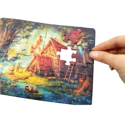 China DIY TOY Wholesale made in china Anime small jigsaw landscape jigsaw simple jigsaw puzzle for sale