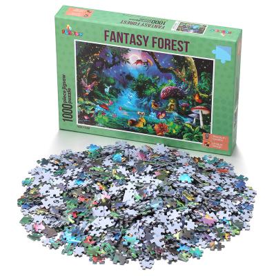 China It can be used for home decoration, decompression toys, high quality blue card material, 1000 piece adult puzzles 501~1000 for sale