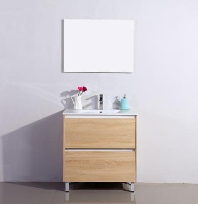 China Modern single sink bathroom cabinet with feet for sale