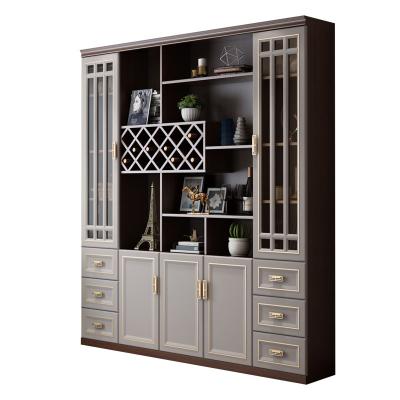 China Other Finest Price Factory Directly Supply Modern Simple Lightweight Luxury Wine Cabinet Wine Shelf Partition Cabinet for sale