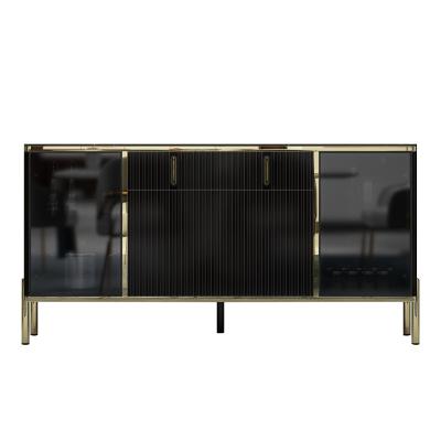 China wholesale high quality adjustable nordic style (height) solid wood sideboard cabinet made in china for sale