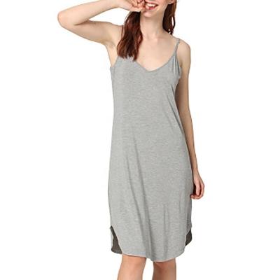 China 2020 new sexy QUICK DRY women's pajamas in oversized loose bamboo fiber nightgown for European and American ladies for sale