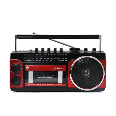 China USB Portable Retro Vintage Stereo Cassette Player Radio Recorder With USB Memory Card Port PX-149U for sale