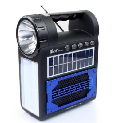 China Solar Powered Bass Speaker Fp 25-S Amping Amfm 3 Band Radio With Mp3 Usb Smart Card Solar Panel 50W External Torch for sale