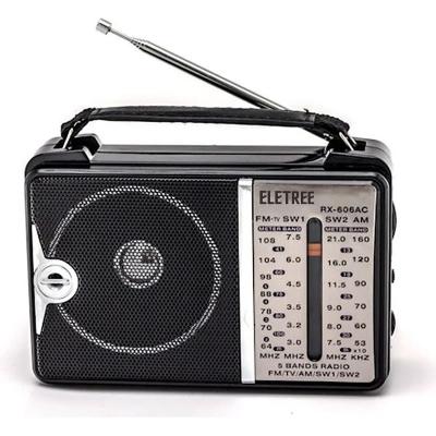 China 4 Band Classic Electric FM Digital Radio GOLON RX-606 Digital Display Portatil AC DC AM FM Switches Portable Radio for sale