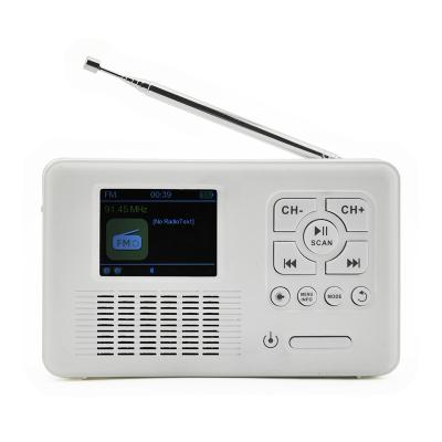 China Digital Display FM Digital Radio Germany Branded Mini Jobsite Clock Alarm Dab More Dab Vintage Style Portable Radio Oplaadbaar Decodificador Sw/Am/Fm TV Dab+ for sale