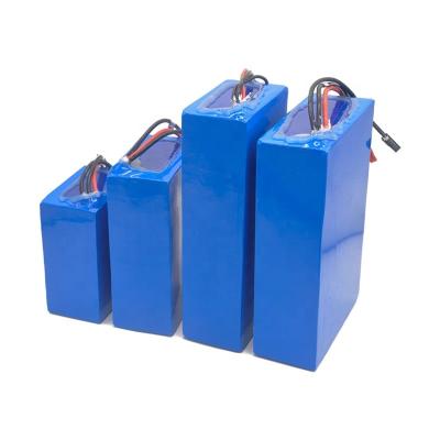 China 24v 36v 48v 60v 72v 20ah 30ah 45ah 50ah 60ah 100ah 18650 rechargeable lithium ion battery pack of long life environmental safety lithium ion batteries for sale